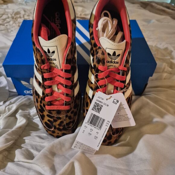 Adidas Samba OG "Core Black/Preloved Red/Cream White" sneakers - Brand New - Picture 3 of 5